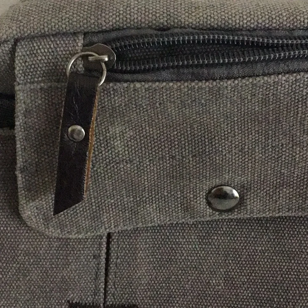Gray Men's Crossbody Bag camping, travel utility